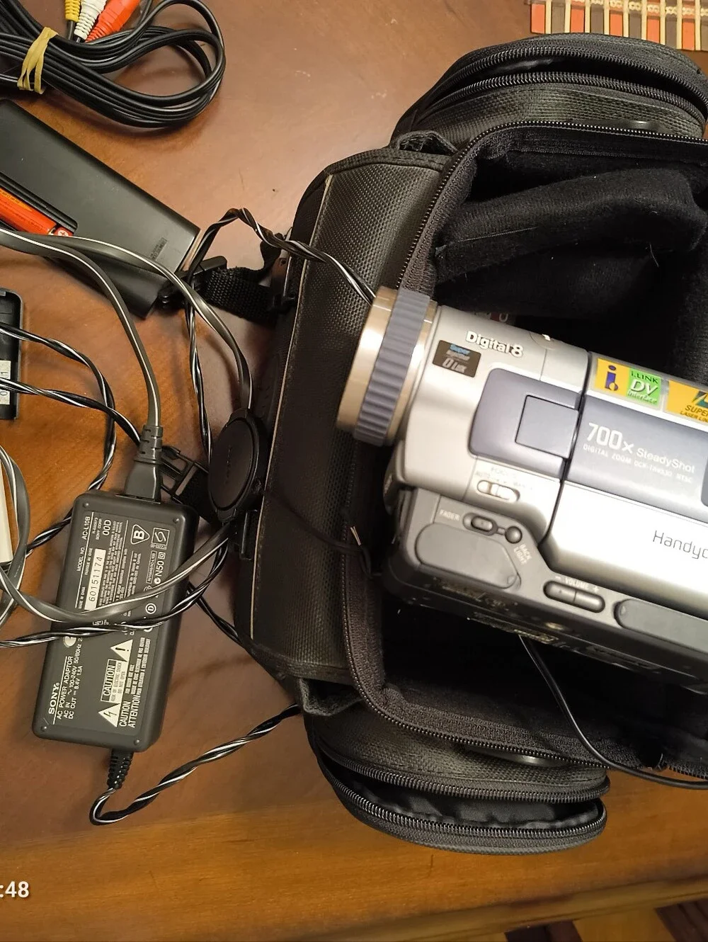 Sony Silver Digital Handycam 700x SteadyShot Camcorder